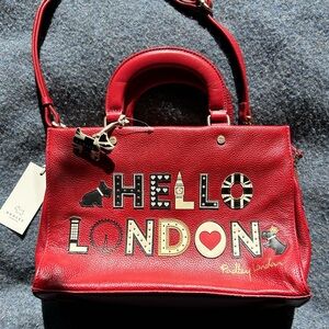 Limited Edition Hello London Red Radley Bag